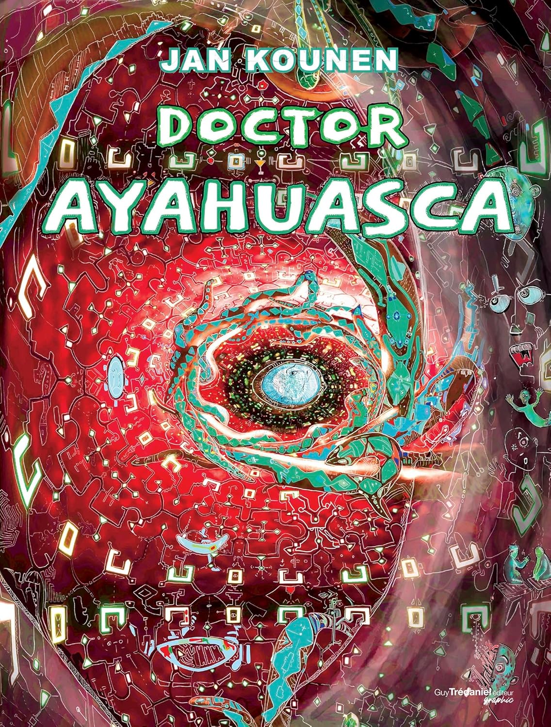 <p>“Doctor Ayahuasca” par Jan Kounen est un ouvrage qui explore les expériences de l’auteur avec les cérémonies d’ayahuasca parmi le peuple Shipibo-Conibo en Amazonie. Ce livre mêle le journal personnel de Kounen à des connaissances détaillées sur les usages traditionnels et les effets de l’ayahuasca. Connu pour ses films, Kounen plonge dans les aspects spirituels et psychologiques ouverts par cette puissante plante médicinale.</p><p>L’ouvrage se distingue par son mélange unique de récit personnel et de discussions culturelles et scientifiques plus larges. Il offre également un regard approfondi sur les aspects cérémoniels de l’ayahuasca et son potentiel thérapeutique, reconnu par de nombreuses cultures indigènes.</p>
