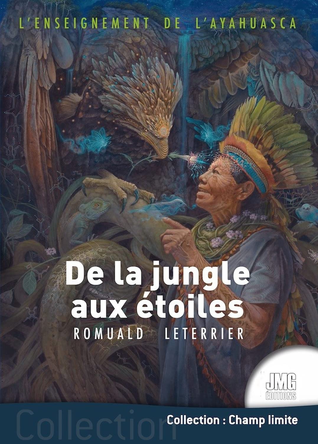 <p>Romuald Leterrier nous propose une étude approfondie de l’ayahuasca, ce breuvage psychotrope d’Amazonie, souvent mentionné dans les ouvrages sur le chamanisme. Ce livre explore son mode d’action, ses principes actifs, et les « esprits » ou « mères des plantes » que les Indiens associent à l’intelligence végétale.</p><p>Leterrier, fort de plus d’une décennie d’expérimentations et de rencontres avec les chamanes d’Amazonie péruvienne, nous emmène dans un voyage fascinant, de la jungle jusqu’aux étoiles. Il aborde des thèmes comme l’intelligence des plantes, la conscience végétale et les esprits des plantes, tout en développant la théorie des interfaces neuro-végétales. Ce livre propose un lien transdisciplinaire entre science et visions chamaniques, et suggère l’hypothèse d’un Web cosmique reliant tous les êtres vivants au-delà de l’espace et du temps. Cette nouvelle édition, enrichie et augmentée, offre une perspective encore plus vaste sur ce sujet captivant.</p>
