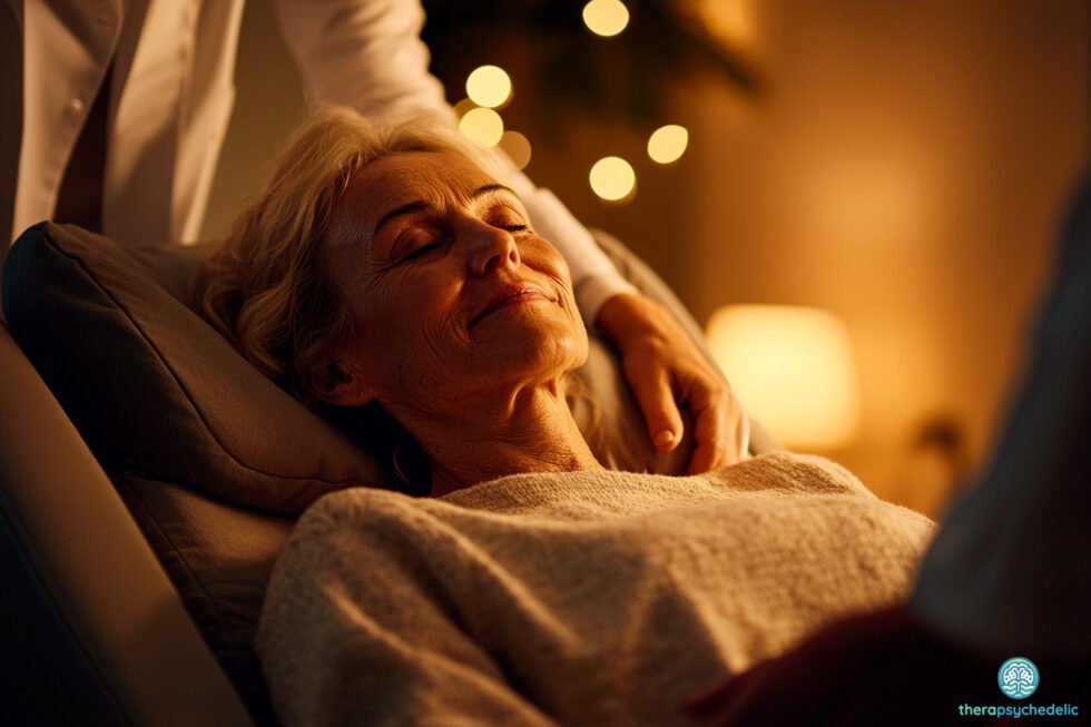 Accompagnement bienveillant d'une patiente en fin de vie - thérapies psychédéliques et soins palliatifs humanisés