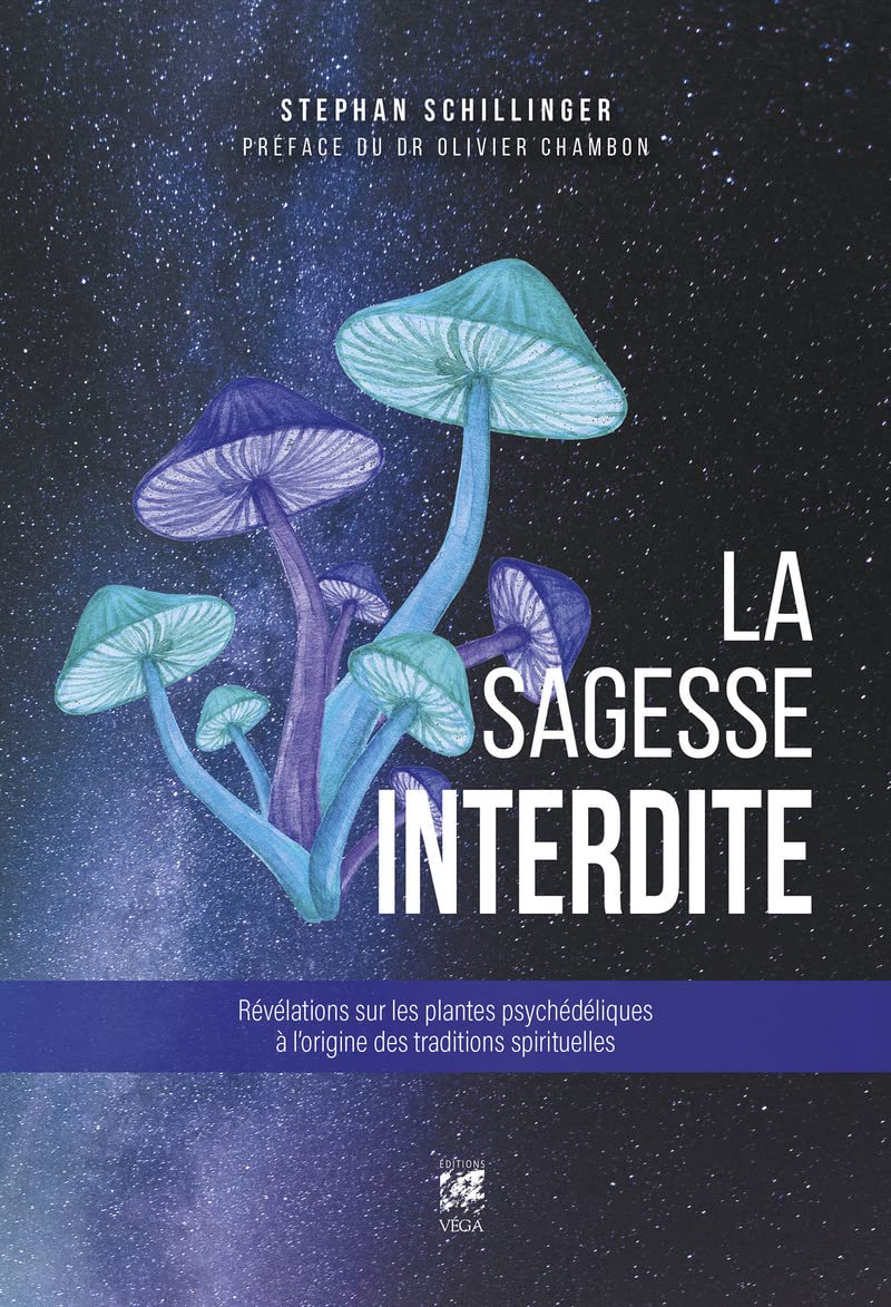 <p>Dans “La sagesse interdite”, Stephan Schillinger, préfacé par Olivier Chambon, explore les liens entre les breuvages sacrés des religions orientales et les états modifiés de conscience des prophètes. Cet ouvrage examine ce que Huston Smith appelait “le secret le mieux gardé de l’histoire”, en s’appuyant sur des preuves scientifiques et historiques pour étudier l’origine de la spiritualité et des grands courants religieux.</p><p>Ce livre, rigoureusement documenté, propose des hypothèses révolutionnaires sur la nature de la réalité et les expériences psychédéliques comme source du sentiment spirituel. Il s’adresse à ceux engagés dans une quête spirituelle ou explorant la conscience, offrant des réponses à des questions millénaires. Une référence incontournable pour les passionnés de spiritualité et de psychologie des états modifiés de conscience.</p>
