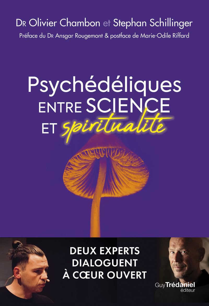 <p>Ce livre, co-écrit par le docteur Olivier Chambon et Stephan Schillinger, présente une vision inédite des thérapies psychédéliques. Les auteurs partagent leurs expériences et connaissances sur des substances comme le LSD, la MDMA ou la DMT, et montrent comment elles peuvent ouvrir la conscience pour des effets thérapeutiques notables. En abordant également la dimension spirituelle, ils soulignent son importance pour une pratique complète et bénéfique. Le dialogue, accessible et riche, couvre des sujets variés allant de la genèse des religions aux dernières avancées en neurosciences. Une lecture incontournable pour saisir les multiples facettes des thérapies psychédéliques.</p>
